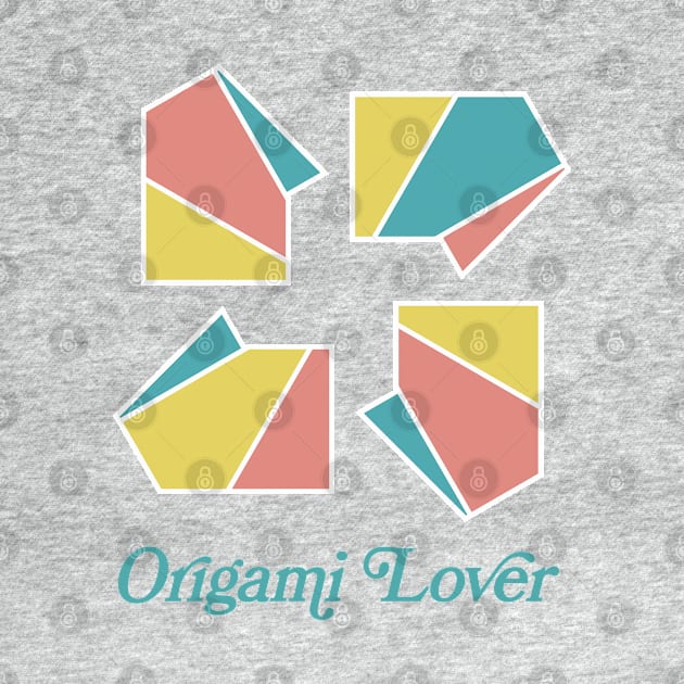 Origami Lover / Paper Folding Fan by CultOfRomance